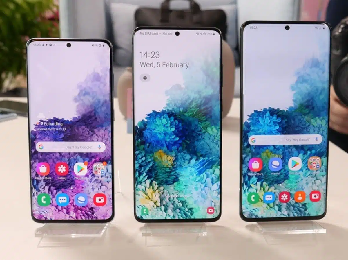 mise à jour sur Samsung