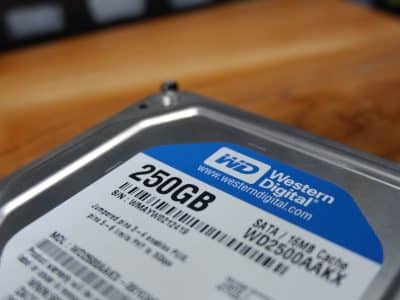 black samsung hard disk drive